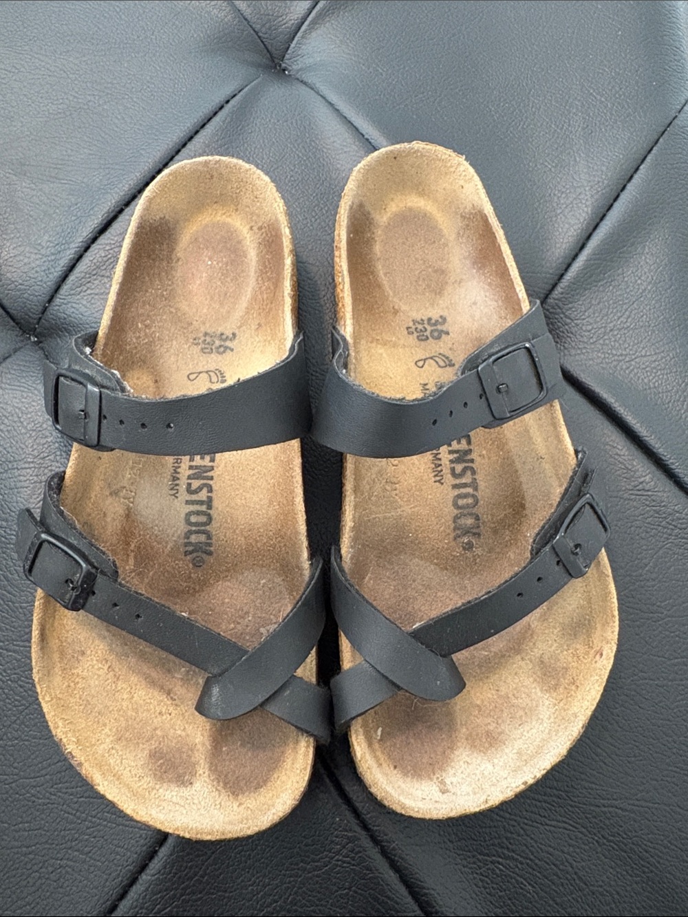 Birkenstock Black Strappy Mayari-Style Sandals